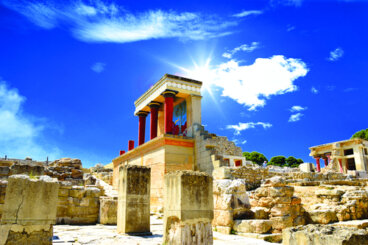 El palacio de Knossos, el hogar del Minotauro
