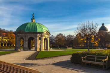 Recorremos los amplios y hermosos parques de Múnich