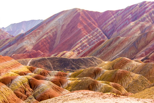 Las montañas de colores de Zhangye Danxia
