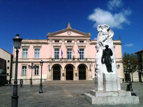 Un día de sol en la ciudad de Palencia