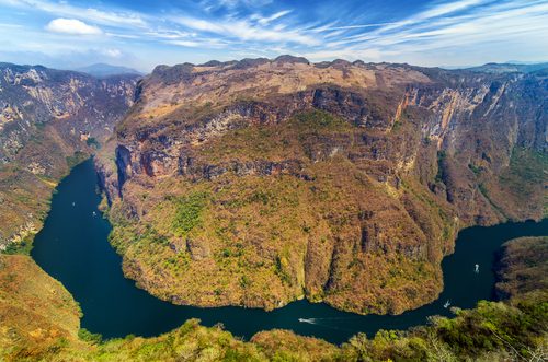 El Cañón del Sumidero en México, simplemente magnífico