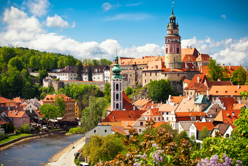 Cesky Krumlov, una bonita ciudad en Chequia