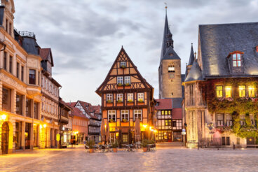 Quedlinburg en Alemania y sus bellas casas entramadas