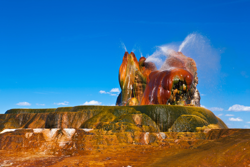 Geyser Fly en Nevada, un sorprendente error