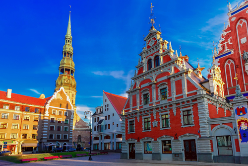 Paseando por el casco viejo de Riga, en Letonia