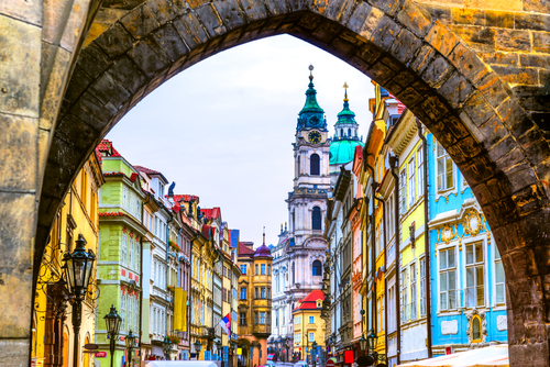Paseando por el barrio de Mala Strana en Praga
