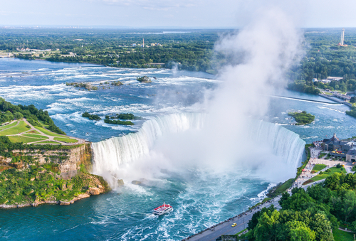 Las cataratas del Niágara, un gran espectáculo