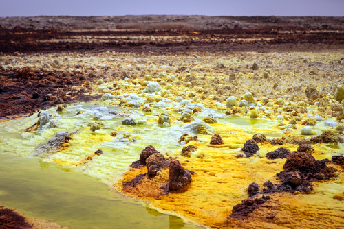 Dallol en Etiopía, un paisaje surrealista