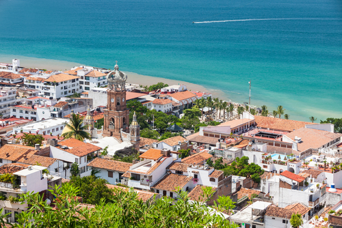 Puerto Vallarta y el océano Pacífico
