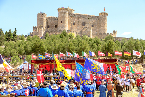 Combates medievales en el castillo de Belmonte