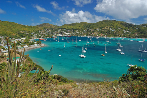 La isla de Bequia en el Caribe menos famoso