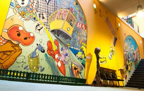 La ruta del cómic de Bruselas en Bélgica, arte en las calles