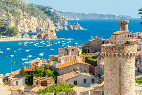 Tossa de Mar, un pueblo medieval marinero en la Costa Brava