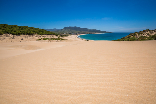 La playa de Bolonia en Tarifa, una de las más bonitas de España