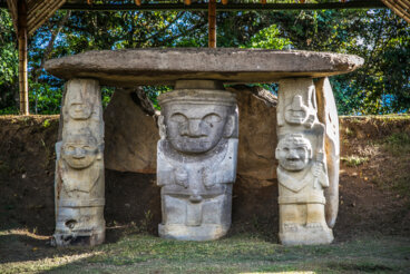 Visitamos el parque arqueológico de San Agustín en Colombia