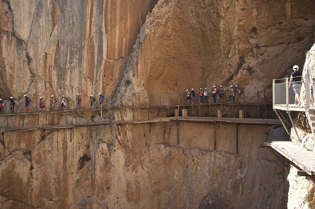 De ruta por el Caminito del Rey en Málaga