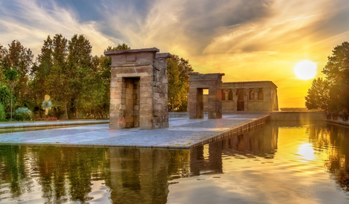 El Templo de Debod, una reliquia egipcia en el centro de Madrid