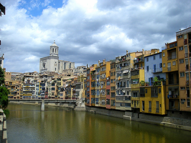 Recorremos el precioso casco antiguo de Girona