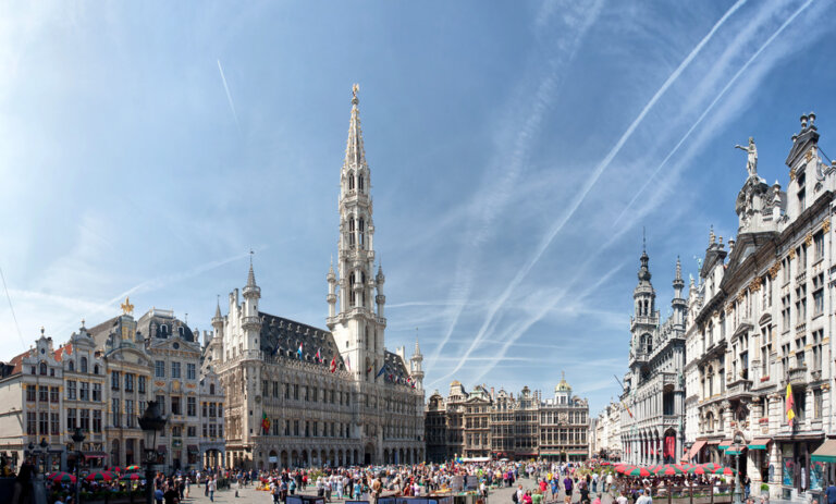 Visitamos el bello Ayuntamiento de Bruselas