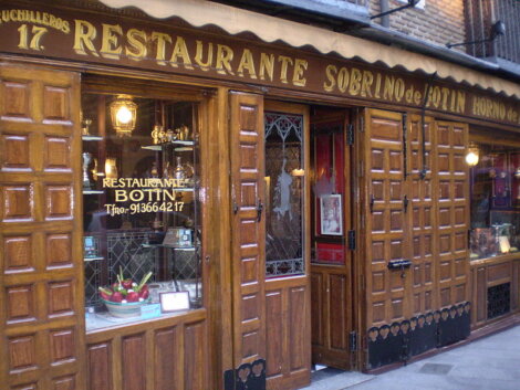 Restaurante Botín, en el Madrid desconocido
