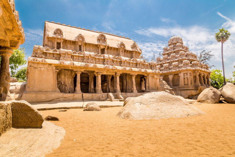Los encantos de Mahabalipuram en la India
