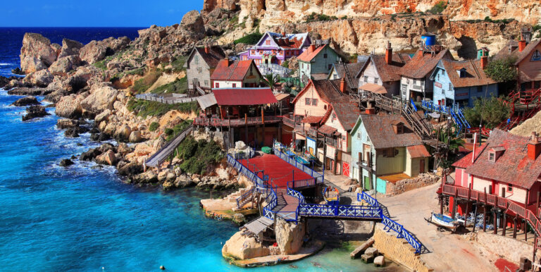 Popeye Village, una aldea espectáculo en la isla de Malta
