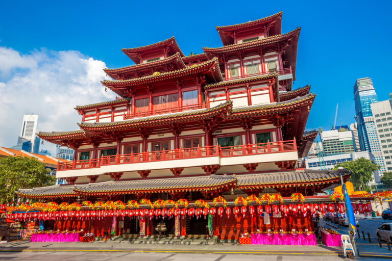 Visitamos el barrio de Chinatown en Singapur