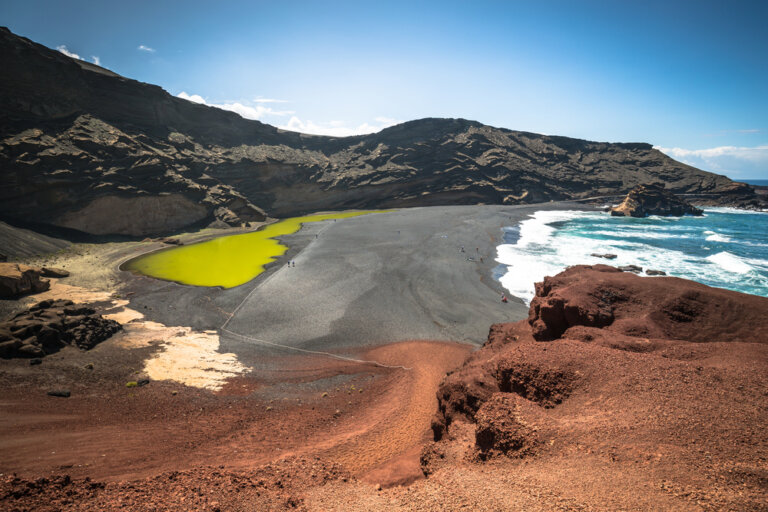 El Lago Verde de Lanzarote, un lugar muy singular