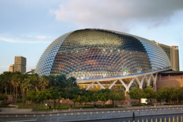 El Teatro Ópera Esplanade de Singapur, un edificio singular