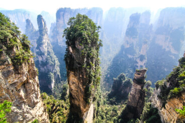 Las montañas de Tianzi en China: escenario de la película 'Avatar'