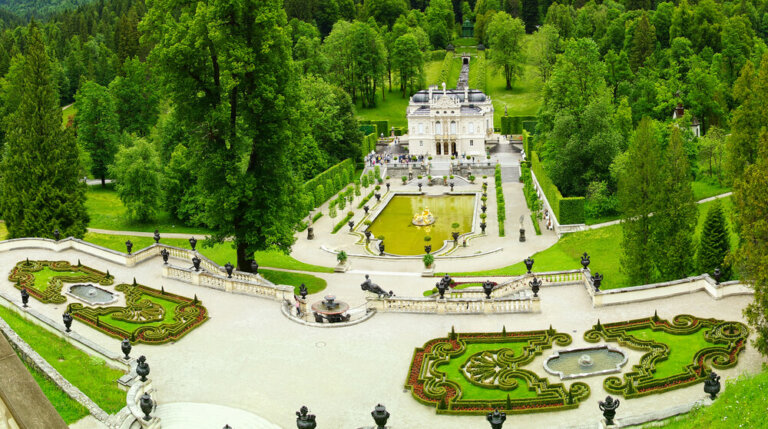 Castillos del Rey Loco: palacio de Linderhof