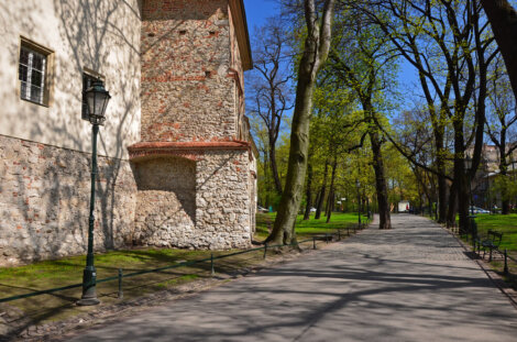 Parque Planty, uno de los lugares de Cracovia que hay que ver