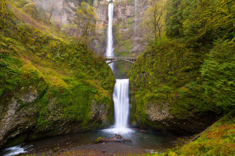 Las cataratas Multnomah, las más altas de Oregon