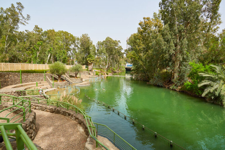 Betania, lugar del bautismo de Cristo en el río Jordán