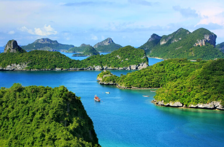 Recorre las bellas islas de Ang Thong en Tailandia