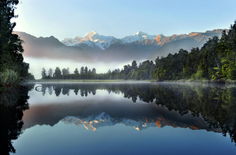 El lago Matheson: un lugar mágico para visitar