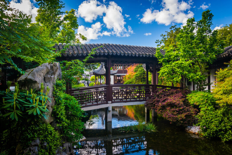 El jardín chino y sus tres elementos básicos