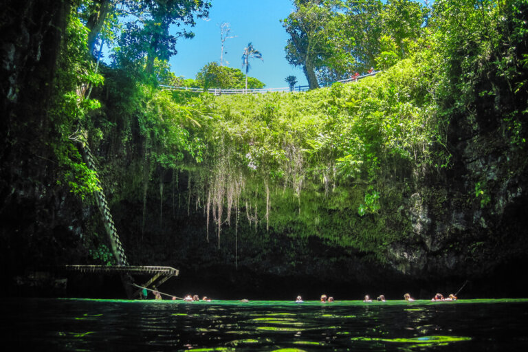 Nadar en To Sua, una experiencia inolvidable
