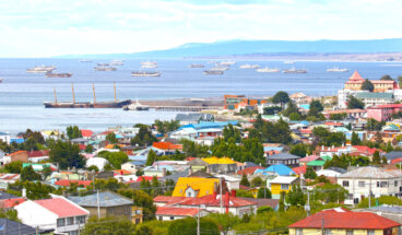 La ciudad de Punta Arenas en la región de Magallanes