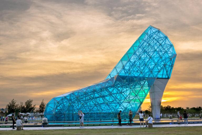 El zapato de la Cenicienta: una curiosa atracción en Taiwán