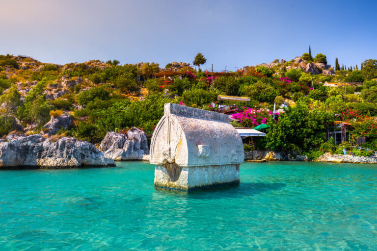 La isla Kekova en Turquía y su ciudad sumergida
