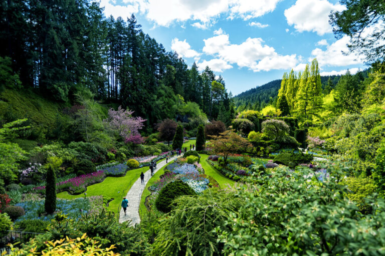 Un paseo por los Jardines Butchart en Canadá