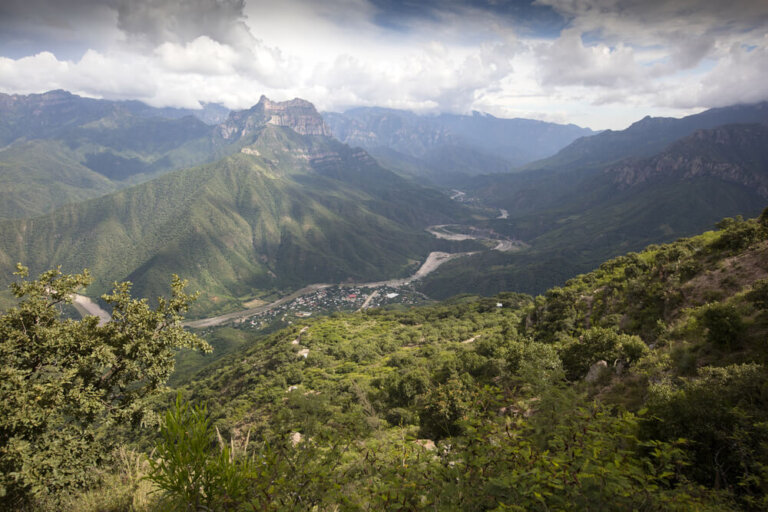 El mirador de Urique, un lugar muy natural