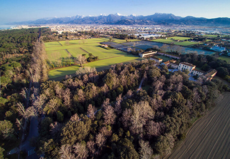 El parque natural Migliarino en Italia