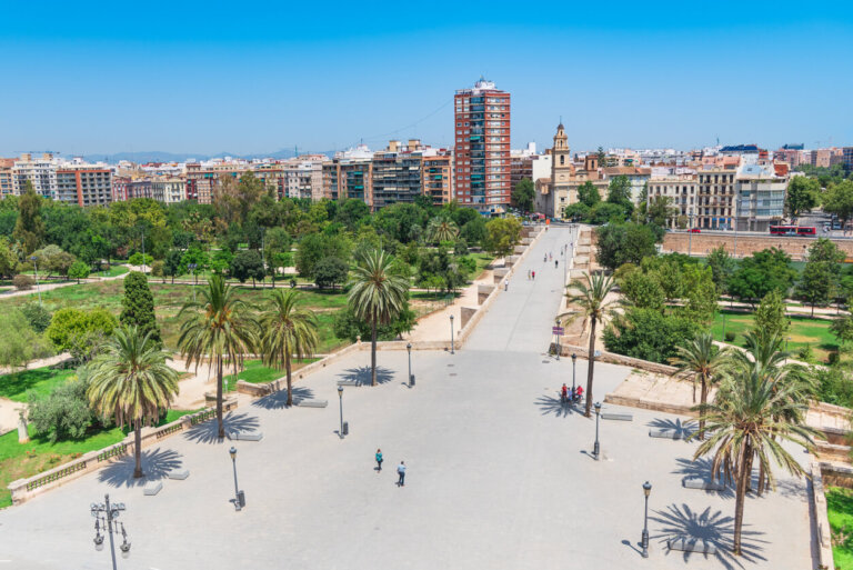 Un paseo por el Jardín del Turia en Valencia