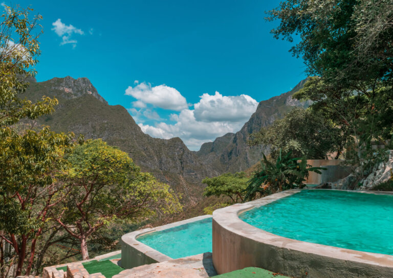 Las aguas termales de Tolantongo en México