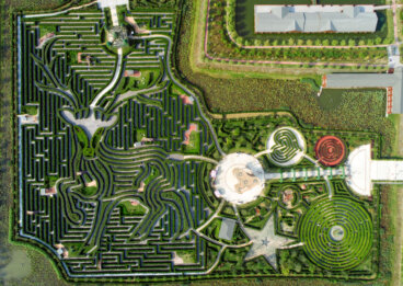 El laberinto Yancheng Dafeng Dream, el más grande del mundo