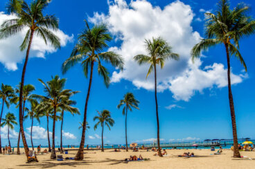 La isla de Lanai en Hawái