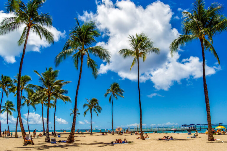 La isla de Lanai en Hawái