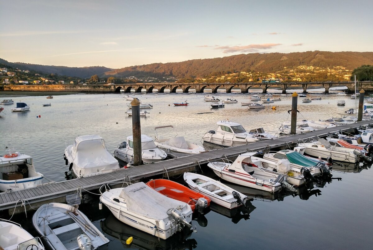 Puerto de la ciudad de Pontedeume.